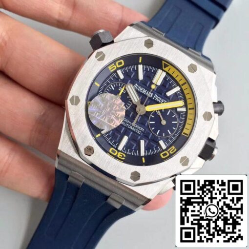 Audemars Piguet Royal Oak Offshore Diver 26703ST.OO.A027CA.01 JF Factory 1:1 Best Edition Swiss ETA3120 Blue Dial EU Watch Store