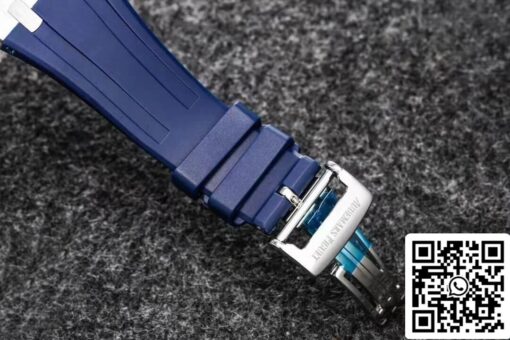 Audemars Piguet Royal Oak Tourbillon 1:1 Best Edition R8 Factory V3 Blue Rubber Strap EU Watch Store