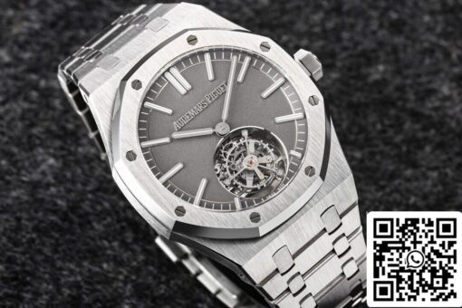 Audemars Piguet Royal Oak Tourbillon 26530TI.OO.1220TI.01 1:1 Best Edition R8 Factory Dark Grey Dial US Replica Watch