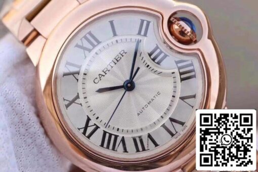 Ballon Bleu De Cartier 33MM W6920068 V9 Factory 1:1 Best Edition Swiss ETA2671 Rosegold US Replica Watch