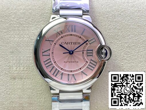 Ballon Bleu De Cartier 36MM WSBB0007 1:1 Best Edition 3K Factory Pink Dial US Replica Watch