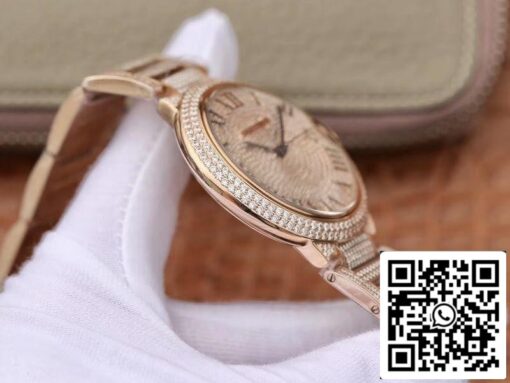 Ballon Bleu De Cartier W69006Z2 42mm TW Factory 1:1 Best Edition Full Diamond Rosegold Swiss ETA 2824 US Replica Watch