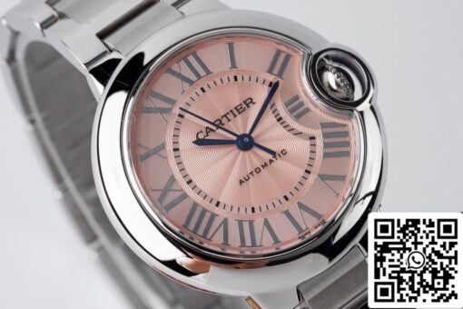 Ballon Bleu De Cartier W6920100 33MM 1:1 Best Edition AF Factory Pink Dial US Replica Watch