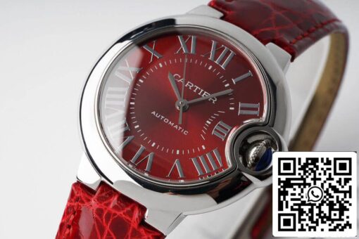 Ballon Bleu De Cartier WSBB0022 33MM 1:1 Best Edition AF Factory Red Dial US Replica Watch