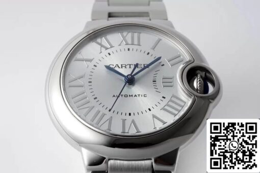 Ballon Bleu De Cartier WSBB0062 33MM 1:1 Best Edition AF Factory Steel Strap US Replica Watch