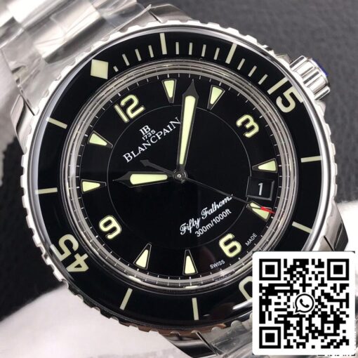 Blancpain Fifty Fathoms 5015 1:1 Best Edition ZF Factory Stainless Steel US Replica Watch