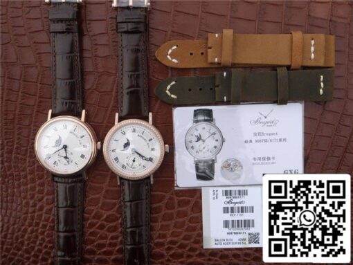 Breguet Classique Moonphase 4396 1:1 Best Edition Rose Gold Case US Replica Watch