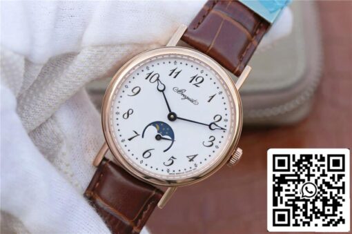 Breguet Classique Moonphase 9087BB 1:1 Best Edition TW Factory Rose Gold US Replica Watch