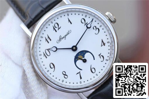 Breguet Classique Moonphase 9087BB/29/964 1:1 Best Edition TW Factory White Dial US Replica Watch