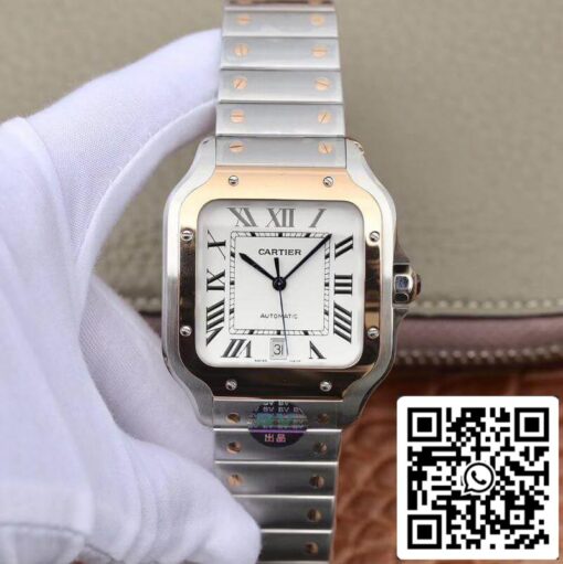 Cartier De Santos W2SA0006 2018 BV Factory 1:1 Best Edition Swiss ETA 9015 US Replica Watch