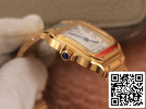 Cartier De Santos WSSA0010 1:1 Best Edition BV Factory 18K Gold US Replica Watch