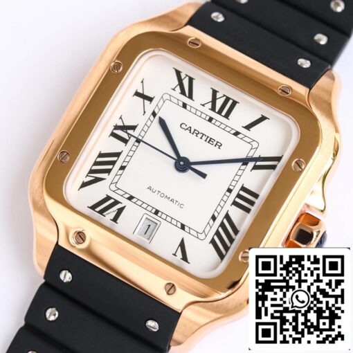 Cartier Santos WGSA0007 1:1 Best Edition GF Factory V2 Rose Gold US Replica Watch