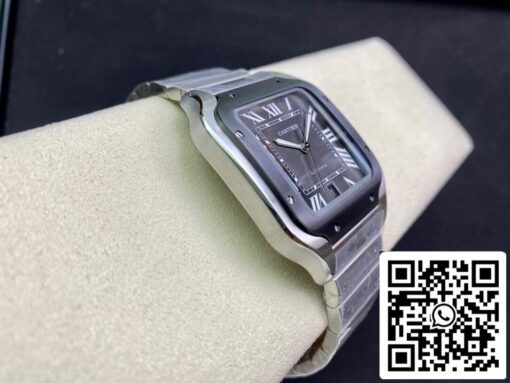 Cartier Santos WSSA0037 1:1 Best Edition GF Factory V2 Gray Dial US Replica Watch