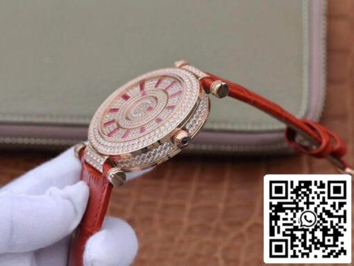 Franck Muller DM Rose Gold Double Mystery Diamond Ruby DM42D2RCD GS Factory 1:1 Best Edition Swiss FM.800 US Replica Watch