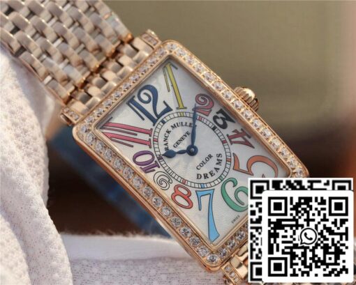 Franck Muller LONG ISLAND 952 Ladies 1:1 Best Edition ABF Factory Rose Gold With Diamonds US Replica Watch