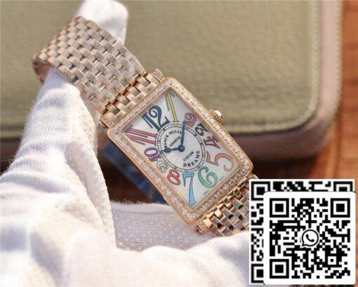 Franck Muller LONG ISLAND 952 Ladies 1:1 Best Edition ABF Factory Rose Gold With Diamonds US Replica Watch