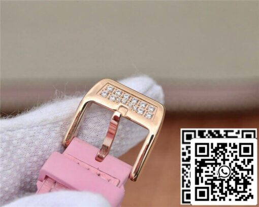 Franck Muller Vanguard Ladies 1:1 Best Edition ABF Factory Rose Gold Diamond-set Dial US Replica Watch