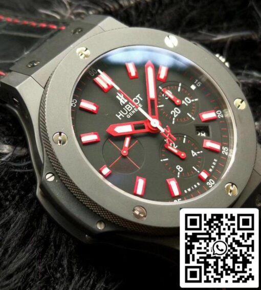 Hublot Big Bang 301.CI.1123.GR 1:1 Best Edition V6 Factory Black Ceramic Swiss HUB4100 US Replica Watch