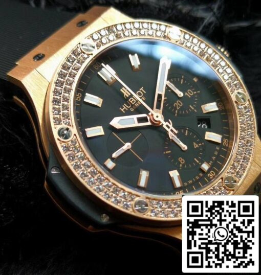 Hublot Big Bang 301.PX.1180.RX.1104 1:1 Best Edition V6 Factory Rose Gold Diamond Swiss HUB4100 US Replica Watch