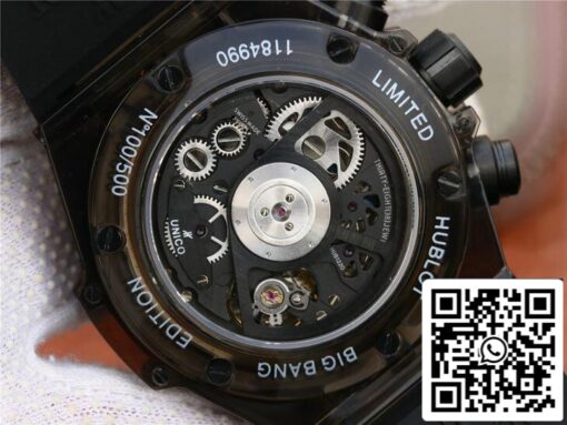 Hublot Big Bang 411.JX.4802.RT 1:1 Best Edition Black Case Black Strap US Replica Watch