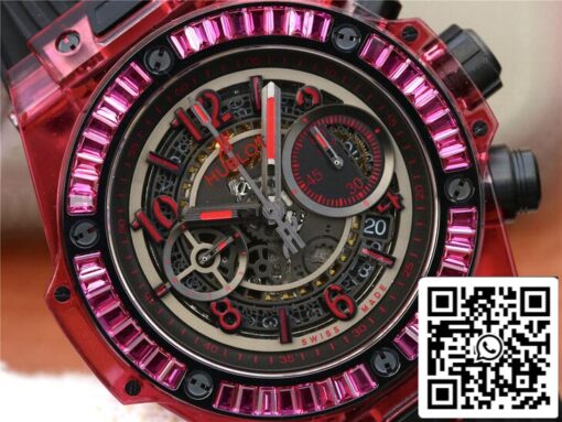 Hublot Big Bang 411.JX.4802.RT 1:1 Best Edition Red Case Black Strap US Replica Watch