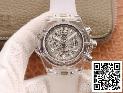 Hublot Big Bang 411.JX.4802.RT 1:1 Best Edition White Transparent Dial US Replica Watch