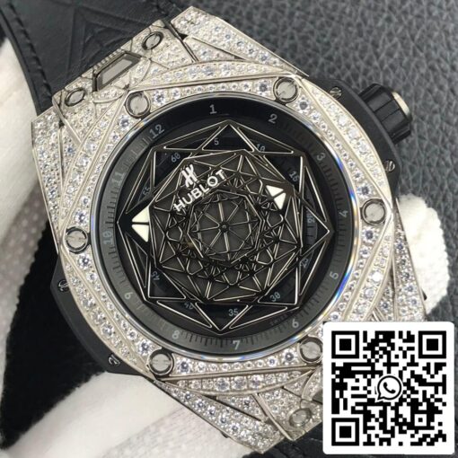 Hublot Big Bang 415.NX.1112.VR.1704.MXM17 1:1 Best Edition WWF Factory Black Dial US Replica Watch