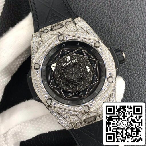 Hublot Big Bang 415.NX.1112.VR.1704.MXM17 1:1 Best Edition WWF Factory Black Dial US Replica Watch