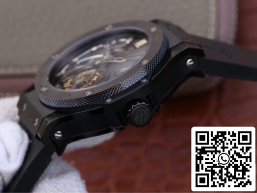 Hublot Big Bang Hollow Tourbillon 1:1 Best Edition Ceramic Skeleton Dial US Replica Watch