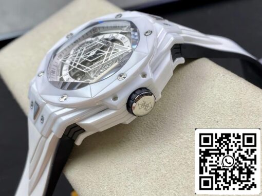 Hublot Big Bang Sang Bleu II 418.HX.2001.RX.MXM21 1:1 Best Edition BB Factory White Ceramics US Replica Watch