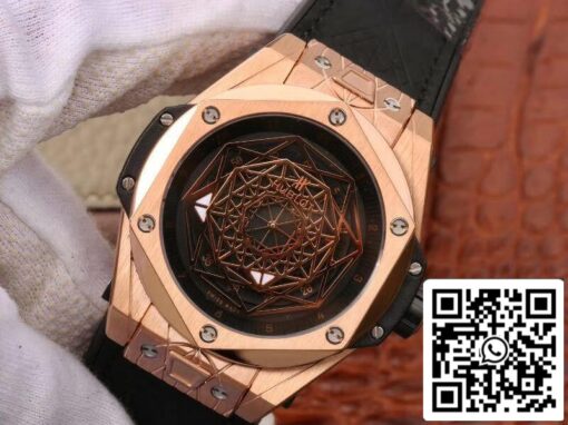 Hublot Big Bang Sang Bleu King Gold 415.OX.1118.VR.MXM17 TMF Factory Mechanical Watches 1:1 Best Edition Swiss ETA1213 US Replica Watch