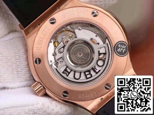 Hublot Classic Fusion 511.OX.2611.LR JJ Factory 1:1 Best Edition Swiss ETA2892 Black Gummy Strap US Replica Watch