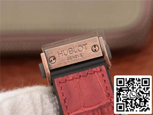 Hublot Classic Fusion 511.OX.6670.LR.OPX17 JJ Factory 1:1 Best Edition Swiss ETA2892 Dark Red Gummy Strap US Replica Watch