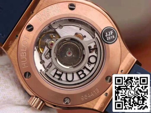 Hublot Classic Fusion 511.OX.7180.LR JJ Factory Men Watches 1:1 Best Edition Swiss ETA2892 Blue Dial US Replica Watch