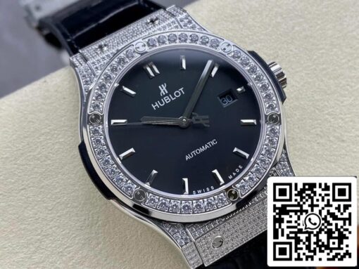 Hublot Classic Fusion 542.NX.1171.LR.1704 42MM 1:1 Best Edition HB Factory Diamond Bezel US Replica Watch