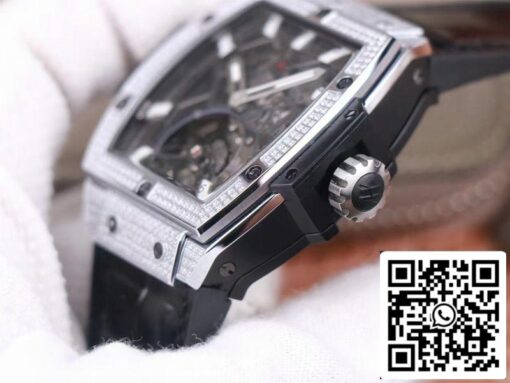 Hublot Masterpiece Tourbillon 906.NX.0129.VR.AES13 1:1 Best Edition JB Factory Diamond Swiss HUB 9006 US Replica Watch