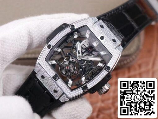 Hublot Masterpiece Tourbillon 906.NX.0129.VR.AES13 1:1 Best Edition JB Factory Diamond Swiss HUB 9006 US Replica Watch