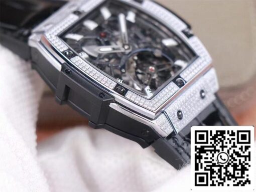 Hublot Masterpiece Tourbillon 906.NX.0129.VR.AES13 1:1 Best Edition JB Factory Diamond Swiss HUB 9006 US Replica Watch