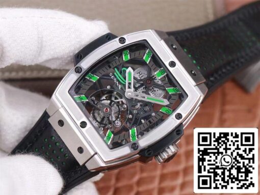 Hublot Masterpiece Tourbillon 906.NX.0129.VR.AES13 1:1 Best Edition JB Factory Skeletonized Dial Swiss HUB 9006 US Replica Watch