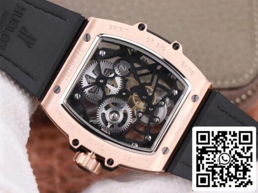 Hublot Masterpiece Tourbillon 906.OX.0123.VR.AES13 1:1 Best Edition JB Factory Rose Gold Diamond Swiss HUB 9006 US Replica Watch