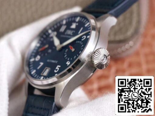 IWC Big Pilot IW501008 1:1 Best Edition ZF Factory Blue Dial Swiss ETA51111 US Replica Watch