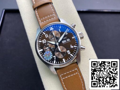 IWC Pilot Chronograph IW377713 ZF Factory 1:1 Best Edition Swiss ETA7750 Brown Dial US Replica Watch