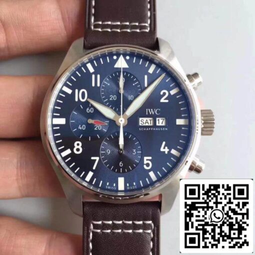 IWC Pilot Chronograph IW377714 ZF Factory Men Watches 1:1 Best Edition Swiss ETA7750 US Replica Watch