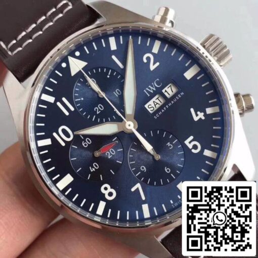 IWC Pilot Chronograph IW377714 ZF Factory Men Watches 1:1 Best Edition Swiss ETA7750 US Replica Watch