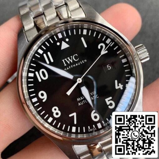 IWC Pilot IW327011 1:1 Best Edition V7 Factory Black Dial US Replica Watch