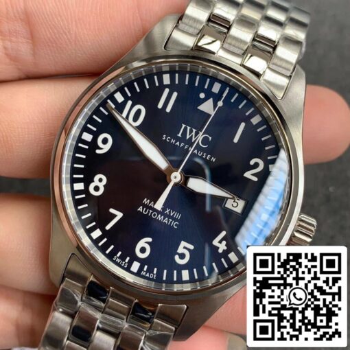 IWC Pilot IW327014 1:1 Best Edition V7 Factory Blue Dial US Replica Watch