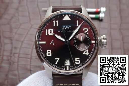 IWC Pilot IW500422 1:1 Best Edition ZF Factory Brown Dial Leather Strap US Replica Watch