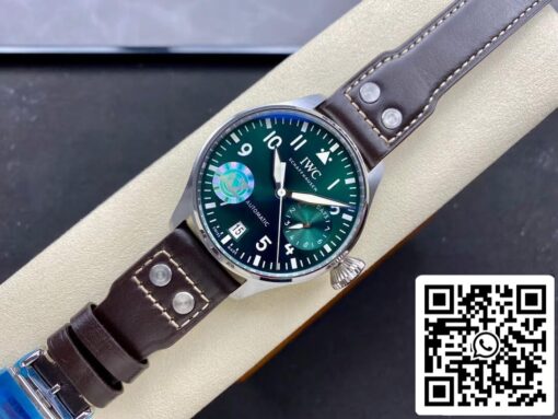 IWC Pilot IW501015 1:1 Best Edition AZ Factory Green Dial US Replica Watch