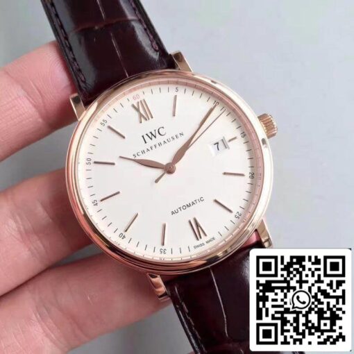 IWC Portofino IW356504 MKS Facroty 1:1 Best Edition Swiss ETA2892 White Dial US Replica Watch