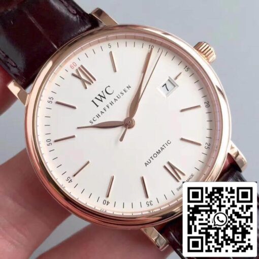 IWC Portofino IW356504 MKS Facroty 1:1 Best Edition Swiss ETA2892 White Dial US Replica Watch